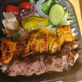 Moby Dick House of Kabob - Moby's super combo with Barreh. I got half rice and half salad with Flatbread and yogurt sauce on the side. - Middle Eastern Near Me - Baltimore, Maryland Moby Dick House of Kabob - Moby's super combo with Barreh. I got half rice and half salad with Flatbread and yogurt sauce on the side. - Middle Eastern Near Me - Baltimore, Maryland