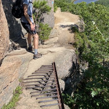 Beehive Trail - Mini bridge you have to cross - Hiking Near Me - Bar Harbor, Maine
