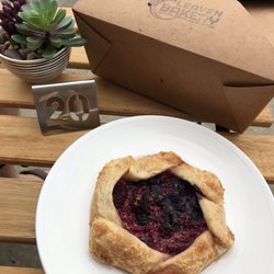 Leaven Bakery - Raspberry blueberry galette