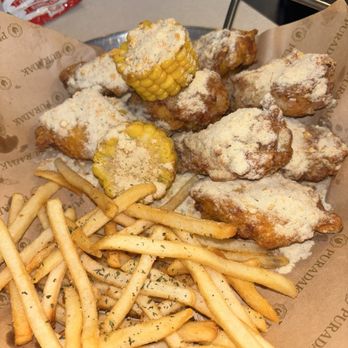Puradak - Corn fried chicken 1000000/10 - Chicken Wings Near Me - Buena Park, California