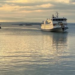 Saltholmen - The ferry pulling in.