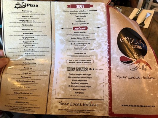 Menu photo 3 Enzo's Cucina Northmead Northmead, NSW Menu photo 3 Enzo's Cucina Northmead Northmead, NSW
