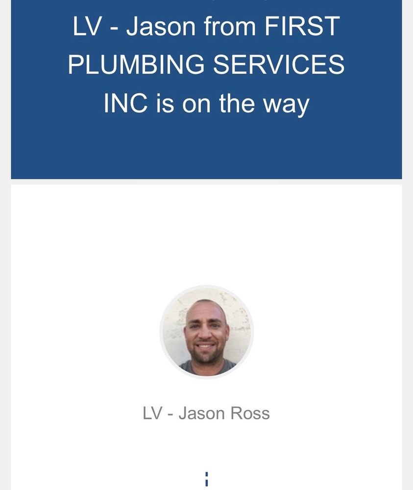 Slide of First Plumbing Services