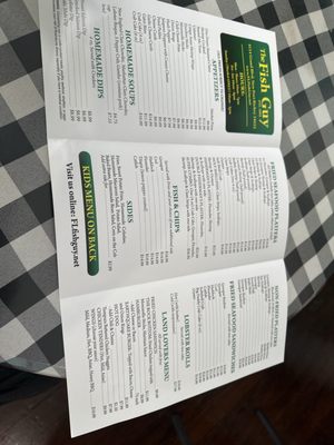 Menu photo 1 The Fish Guy New Port Richey, FL