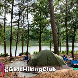 Tent camping sites