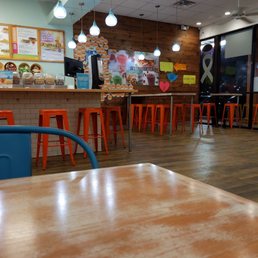 Spacious, clean seating area!