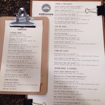 Caboose Tavern - Beer and food menu - New American Near Me - Vienna, Virginia Caboose Tavern - Beer and food menu - New American Near Me - Vienna, Virginia