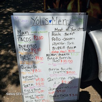 Taqueria Yoli’s - Today's 5/31/2023 Menu. - Mexican Near Me - Chico, California Taqueria Yoli’s - Today's 5/31/2023 Menu. - Mexican Near Me - Chico, California