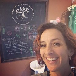 That's me at Yoga @ Cindy's!