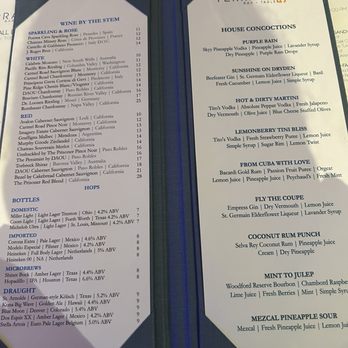 Terrace 54 - Drink menu - New American Near Me - Houston, Texas Terrace 54 - Drink menu - New American Near Me - Houston, Texas