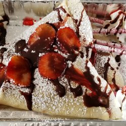 Chai Wala - Strawberry Nutella crepe $10.95
