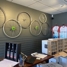 bikes on the wall in a wine shop bikes on the wall in a wine shop