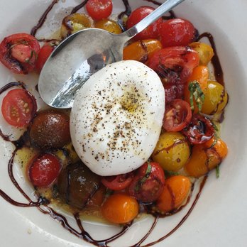 La Sorella di Francesca - Burrata con Pomodorini - Italian Near Me - Naperville, Illinois
