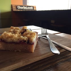 Charlie Lovett Peakhurst - Apple and rhubarb crumble