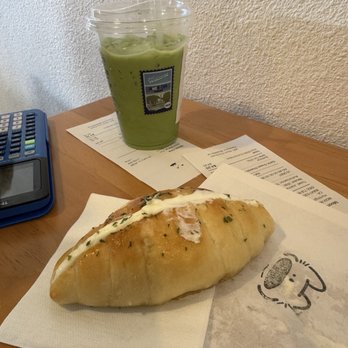 Moon Cha - Garlic cream cheese salt bread - Coffee & Tea Near Me - Huntington Beach, California Moon Cha - Garlic cream cheese salt bread - Coffee & Tea Near Me - Huntington Beach, California