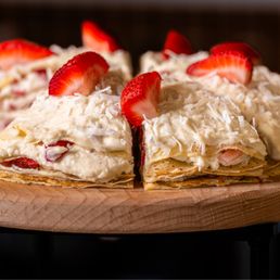 Strawberry Crepe Cake