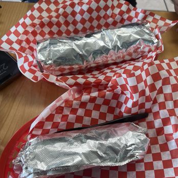 Danny Boy's - Top burrito is regular size and bottom is mini burrito (they almost were the same size). Mini burrito $7! - Mexican Near Me - Chula Vista, California Danny Boy's - Top burrito is regular size and bottom is mini burrito (they almost were the same size). Mini burrito $7! - Mexican Near Me - Chula Vista, California