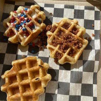 The Smashed Waffle Company - Quilted Pig The O.G Fourth of July - Waffles Near Me - Pittsburgh, Pennsylvania The Smashed Waffle Company - Quilted Pig The O.G Fourth of July - Waffles Near Me - Pittsburgh, Pennsylvania