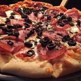 Large Canadian Bacon & Black Olive Large Canadian Bacon & Black Olive