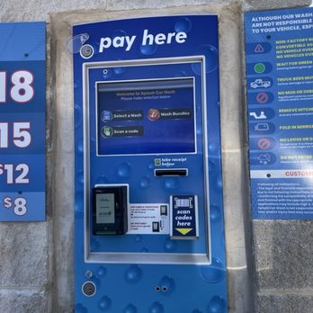 Splash Car Wash - Entrance with self-service pay station and descriptions of the washes. - Car Wash Near Me - San Antonio, Texas Splash Car Wash - Entrance with self-service pay station and descriptions of the washes. - Car Wash Near Me - San Antonio, Texas