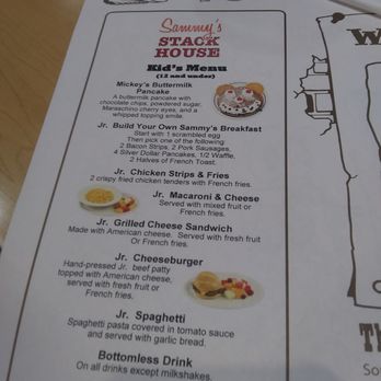 Sammy's Stackhouse - Kids menu - American Near Me - Orange, California Sammy's Stackhouse - Kids menu - American Near Me - Orange, California
