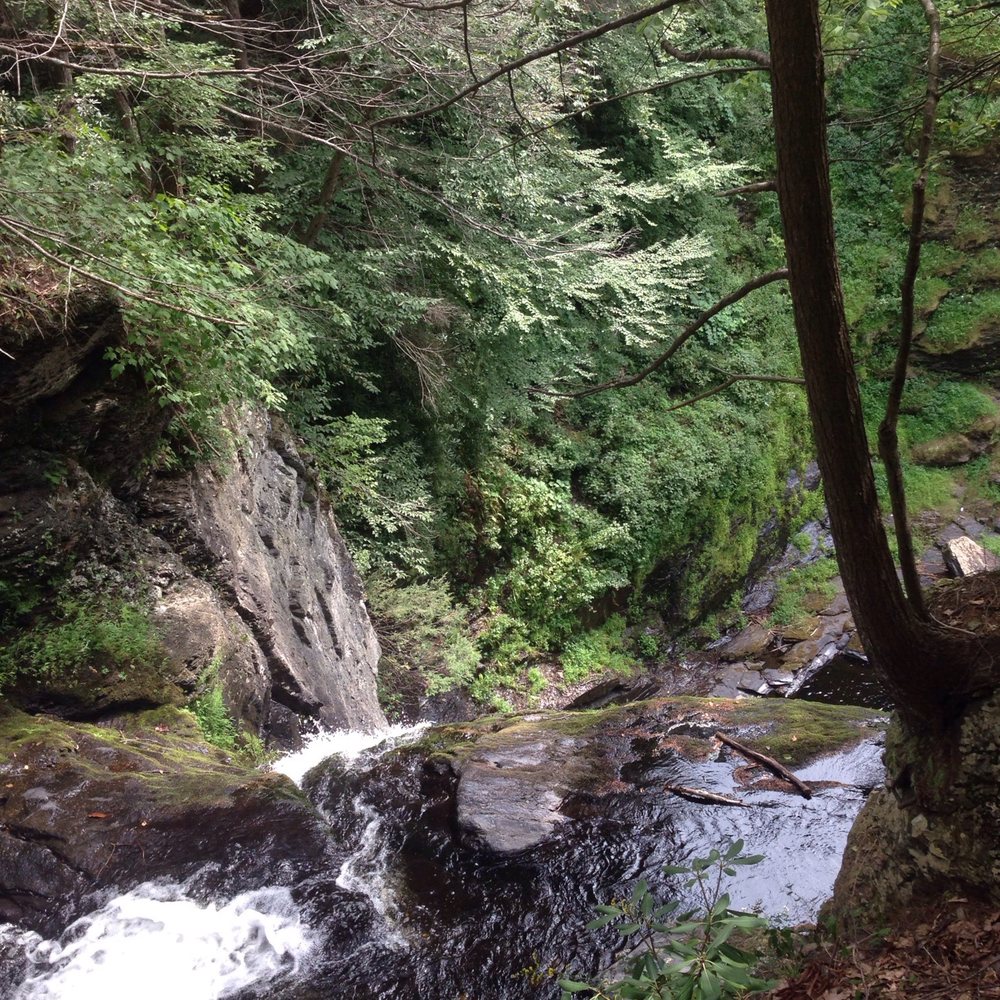 Bushkill Falls - Top of the first fall - Tours Near Me - Bushkill, Pennsylvania