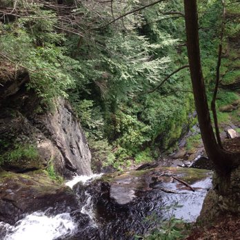 Bushkill Falls - Top of the first fall - Tours Near Me - Bushkill, Pennsylvania