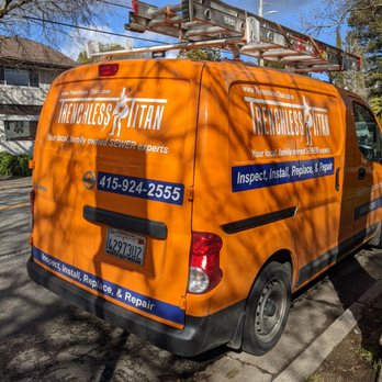 Hardiman Construction - Trenchless Titan - Trenchless Titan work van. - Plumbing Near Me Hardiman Construction - Trenchless Titan - Trenchless Titan work van. - Plumbing Near Me