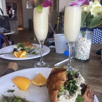Le Petit Paris - Pina colada mimosa, chicken salad - French Near Me - Atlantic Beach, Florida Le Petit Paris - Pina colada mimosa, chicken salad - French Near Me - Atlantic Beach, Florida