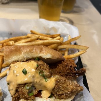 Backyard Bayou - Po Boy Catfish was perfectly cooked - Cajun/Creole Near Me - Union City, California