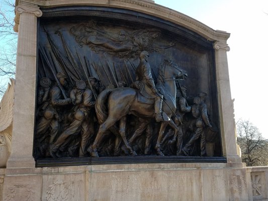 Robert Gould Shaw and the 54th Regiment Memorial by null