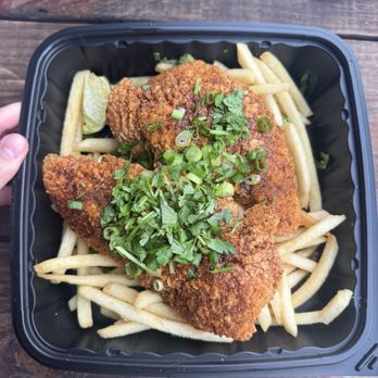 Cockti Fried Chicken - Gluten Friendly Chicken Tender Box - Food Trucks Near Me - Austin, Texas Cockti Fried Chicken - Gluten Friendly Chicken Tender Box - Food Trucks Near Me - Austin, Texas