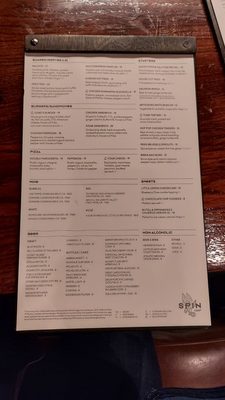 Menu photo 2 SPIN New York New York, NY Menu photo 2 SPIN New York New York, NY