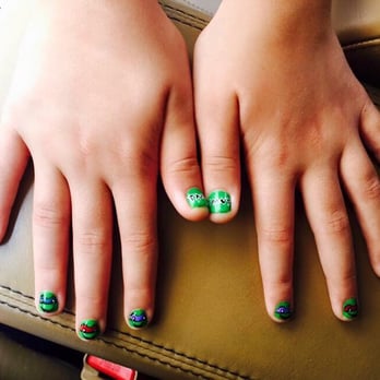 R Nails & Spa - My daughter got ninja turtle nails - Nail Salons Near Me - Texarkana, Texas R Nails & Spa - My daughter got ninja turtle nails - Nail Salons Near Me - Texarkana, Texas