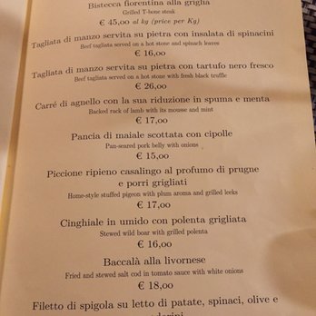 Le Campane - Menu maincourses - Italian Near Me - Siena, SI Le Campane - Menu maincourses - Italian Near Me - Siena, SI