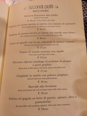 Menu photo 1 Le Campane Siena, SI Menu photo 1 Le Campane Siena, SI