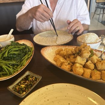 Miu Kee - Deep fried spicy tofu and kangkung. - Chinese Near Me - Falls Church, Virginia Miu Kee - Deep fried spicy tofu and kangkung. - Chinese Near Me - Falls Church, Virginia