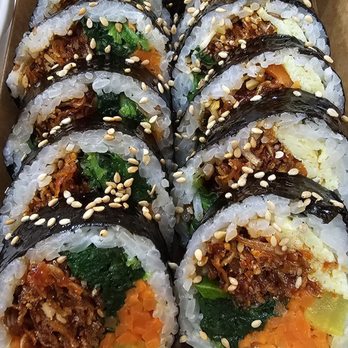 Baro Gimbap - Spicy anchovy kimbap. Kinsa salty not that spicy. - Korean Near Me - Fullerton, California Baro Gimbap - Spicy anchovy kimbap. Kinsa salty not that spicy. - Korean Near Me - Fullerton, California