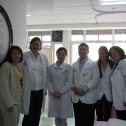 Valerie Smith, Lic Ac, M Ac - Observation rounds at Liaoning University of Traditional Chinese medicine (LNUTCM), Shenyang  China 2012
