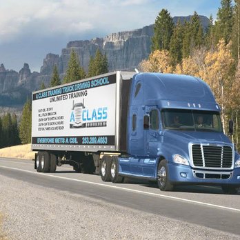 A Class Training Truck Driving School - TAKE THE TIME YOU NEED TO PASS.

THE ONLY SCHOOL THAT PROVIDES
UNLIMITED TRAINING.

TEST ONLY WHEN YOU ARE READY. - Driving Schools Near Me - Auburn, Washington