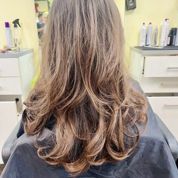 Vibrant Color & Cuts - Long layered cut. - Hair Salons Near Me - Katy, Texas