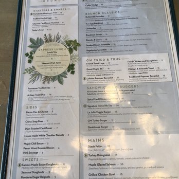 Great Maple - Menu - New American Near Me - Newport Beach, California Great Maple - Menu - New American Near Me - Newport Beach, California