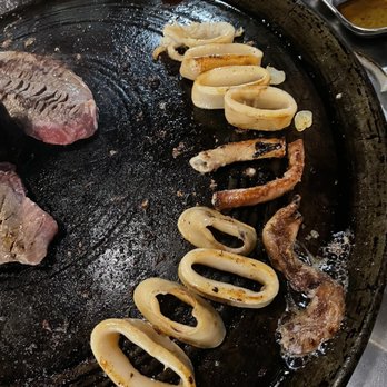 The Cast Iron Pot 3 - Butter Squid - Korean Near Me - Flushing, New York The Cast Iron Pot 3 - Butter Squid - Korean Near Me - Flushing, New York