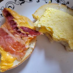 McDonald's - Bacon egg and cheese bagel