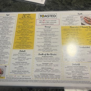 Toasted La Mesa - Menu - Breakfast & Brunch Near Me - La Mesa, California