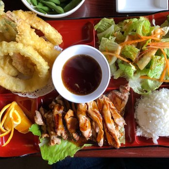 Crazy Rock'N Sushi - Awesome lunch bento box with teriyaki chicken and crispy tempura. - Sushi Bars Near Me - Stanton, California Crazy Rock'N Sushi - Awesome lunch bento box with teriyaki chicken and crispy tempura. - Sushi Bars Near Me - Stanton, California