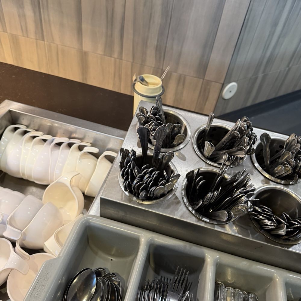 Golden Panda Buffet - personal drink in front of utensils - Buffets Near Me - Baldwin Park, California Golden Panda Buffet - personal drink in front of utensils - Buffets Near Me - Baldwin Park, California