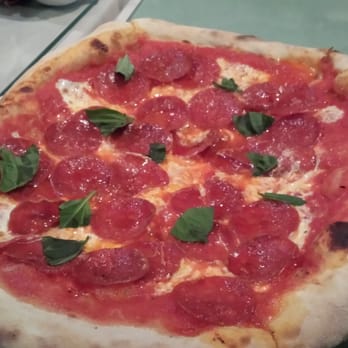 Cafe Italia - Margarita pizza with peperoni...yum! - Italian Near Me - El Paso, Texas