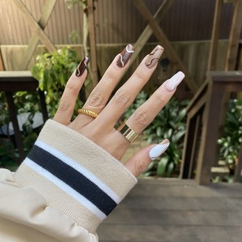 Nali Nails & Spa - Beautiful fall nail design by Jennie - Nail Salons Near Me - San Francisco, California Nali Nails & Spa - Beautiful fall nail design by Jennie - Nail Salons Near Me - San Francisco, California