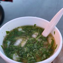 Chepos Tacos - Complimentary soup